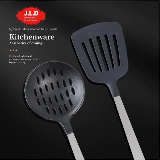 Cooking Utensil Set Premium 5 Piece Kitchen Utensil Set - Stainless Steel, product photo