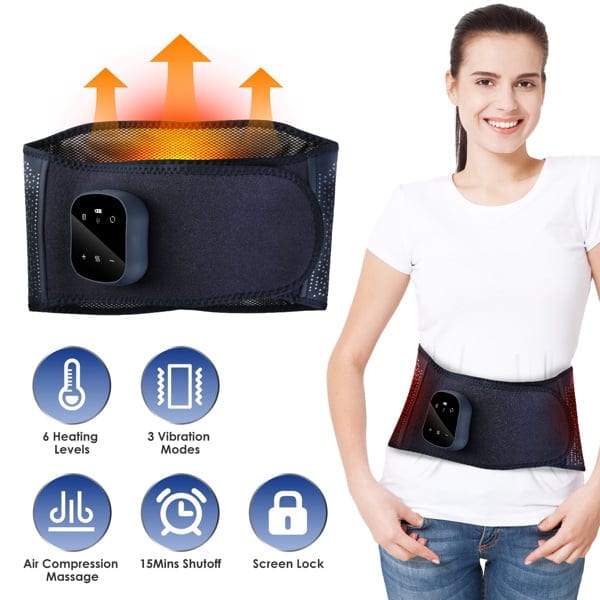 Lower Back Massager Heating Pad Cordless Heating Pad, product photo