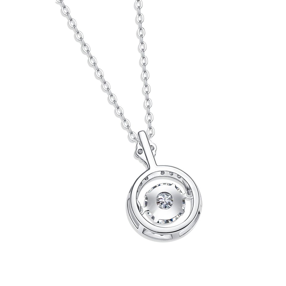 1Touch - A Fashionable And Trendy Jewelry Necklace Pendant Set With 1-carat, product photo
