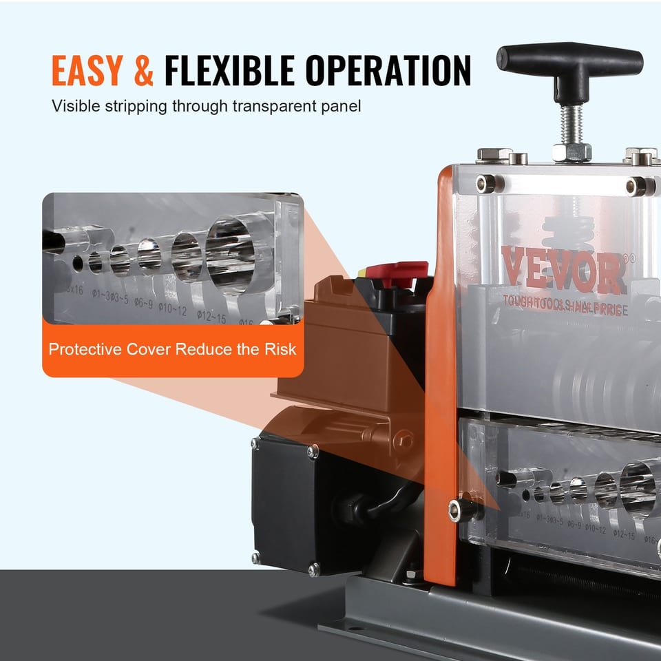 Automatic Wire Stripping Machine, Electric Motorized Cable Stripper, 60 W, Wire, product photo