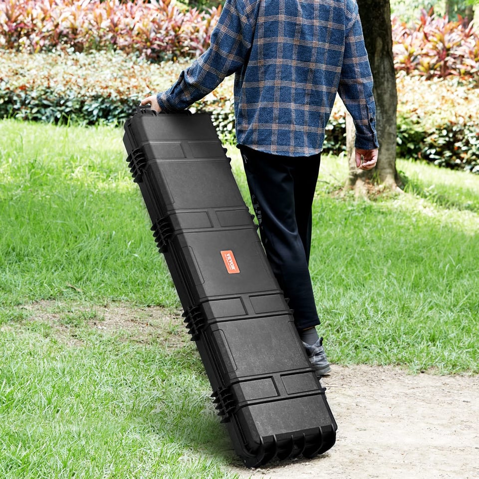 Tactical Range Case, Outdoor Tactical Hard Case With 3 Layers Fully-protective, product photo