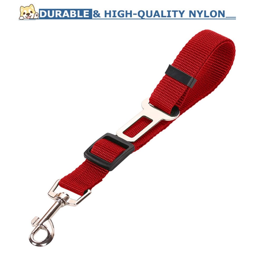 High Quality Durable Pet Cat Dog Vehicle Leash Nylon Adjustable Car Seat Dog, product photo