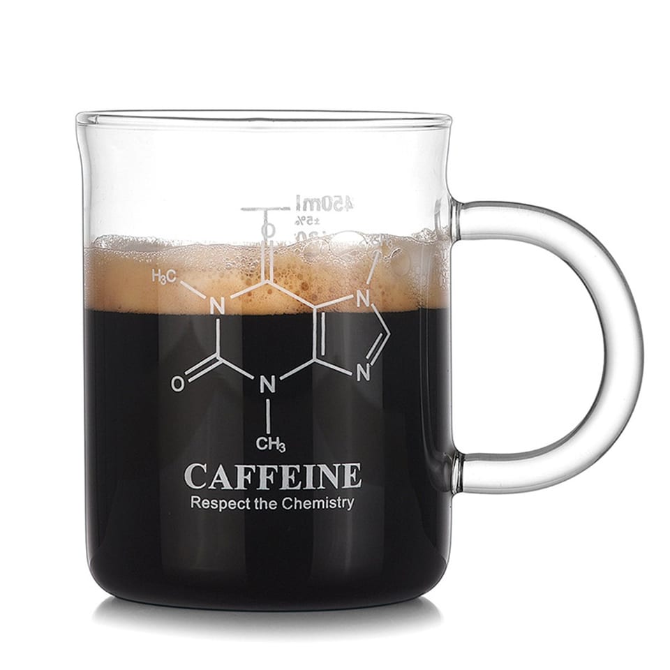 1 PCS Transparent Tape With High Borosilicate Glass Cup, Coffee Cup, Coffee, product photo