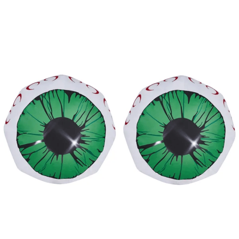2 Packs Halloween Inflatables Large Set Of Lighted Eyes Decoration, 3FT Blow, product photo
