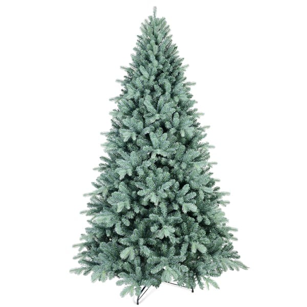 Dropship Artificial 8ft Blue Green Tint Christmas Tree With 2458 PE PVC Mixed, product photo