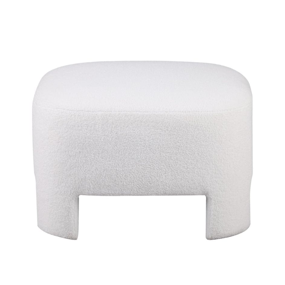 03 Ottoman White, product photo