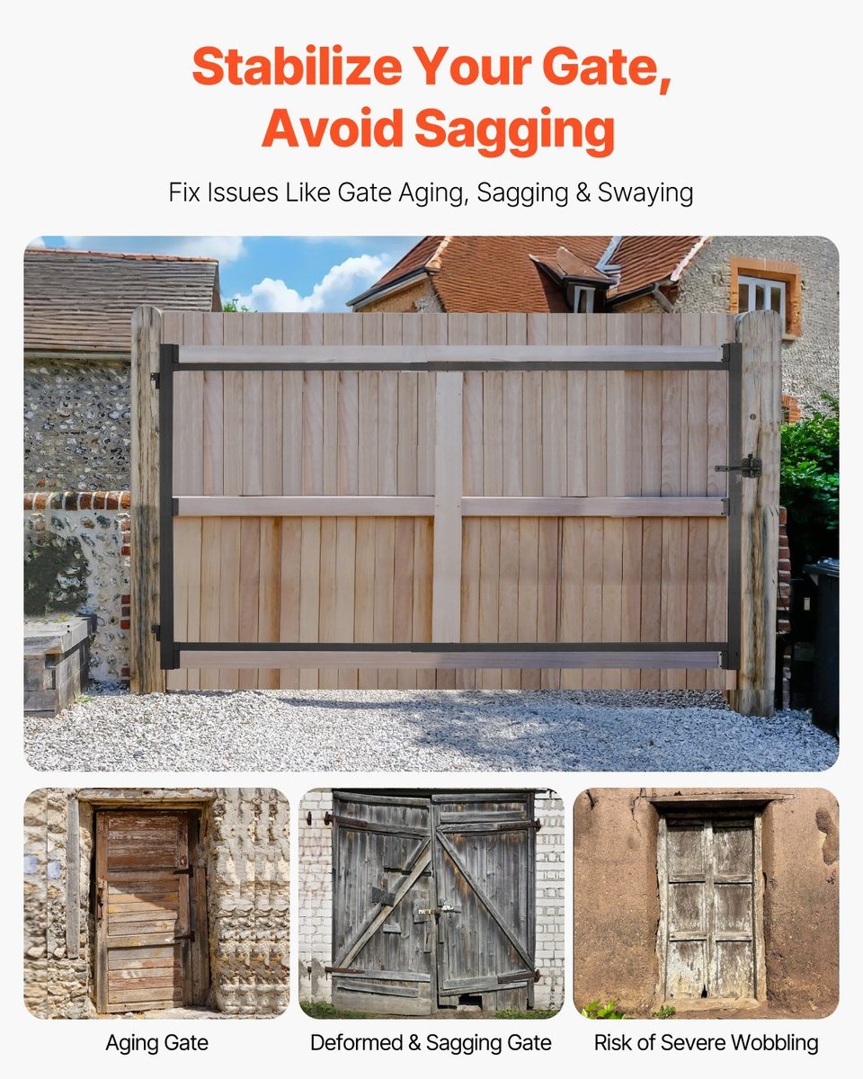 Gate Building Kit, Fits 40 To 72 In Wide Openings, Up From 4 To 5 Ft High, product photo