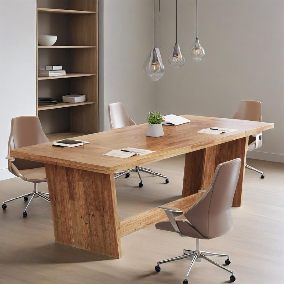 70.87-Inch Executive Computer Desk: Large Home Office Desk With Solid Wooden, product photo