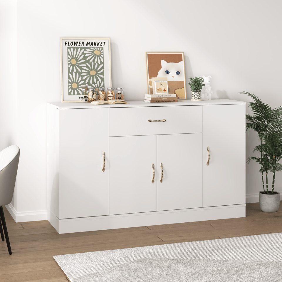 Sideboard Buffet Cabinet With Storage, Large Kitchen Storage Cabinet With 1, product photo
