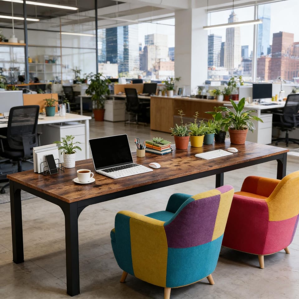 Practical Computer Desk,Rectangle Conference Table, product photo