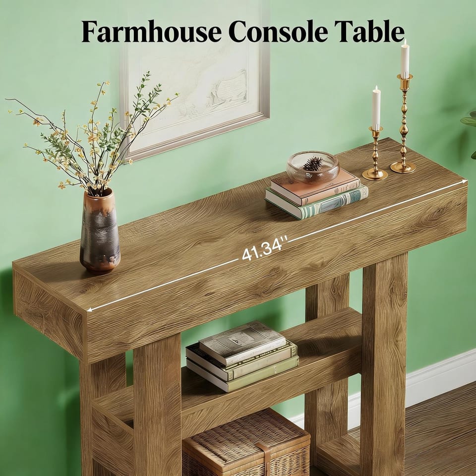 Entryway Table,Storage Console Table,Sofa Table, product photo