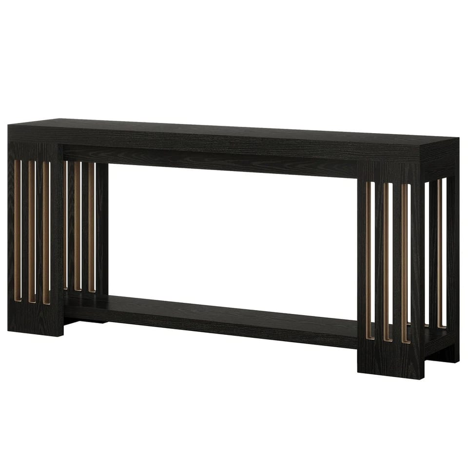 Console Table, 2-Tier Side Table,Sofa Table, product photo