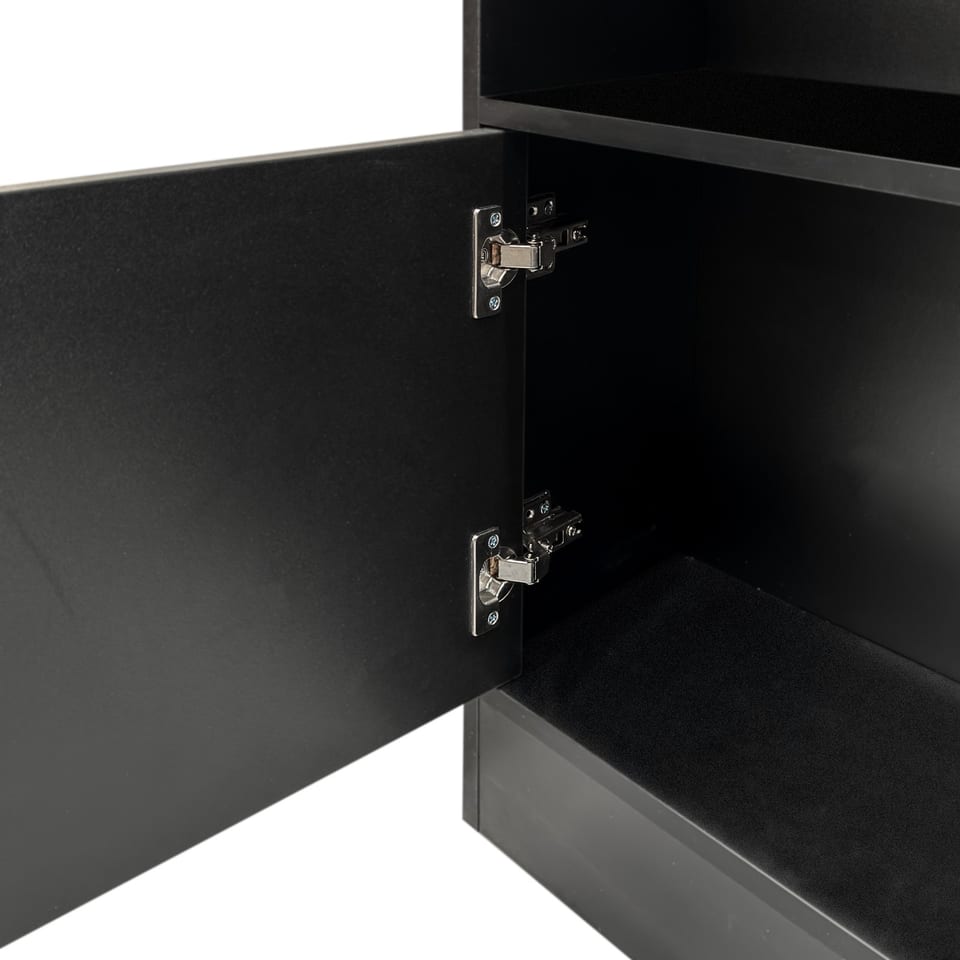 70.87 Tall Bookshelf With 10 Cubes And 3 Doors, 4-Tier Bookshelf, Open Shelf, product photo