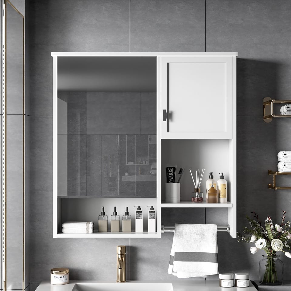 29'' X 28'' Modern Wall Mounted Bathroom Medicine Cabinet, Bathroom Wall, product photo