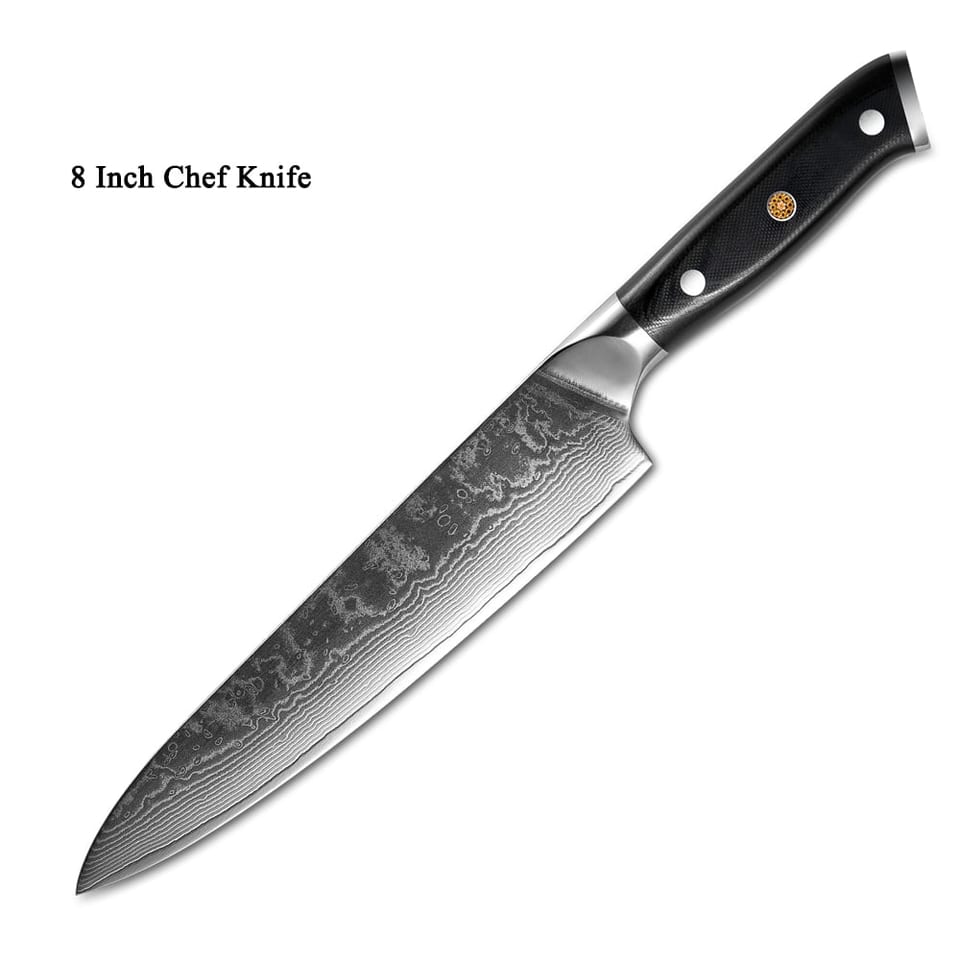Japanese Damascus steel knife kitchen knife fruit knife, product photo
