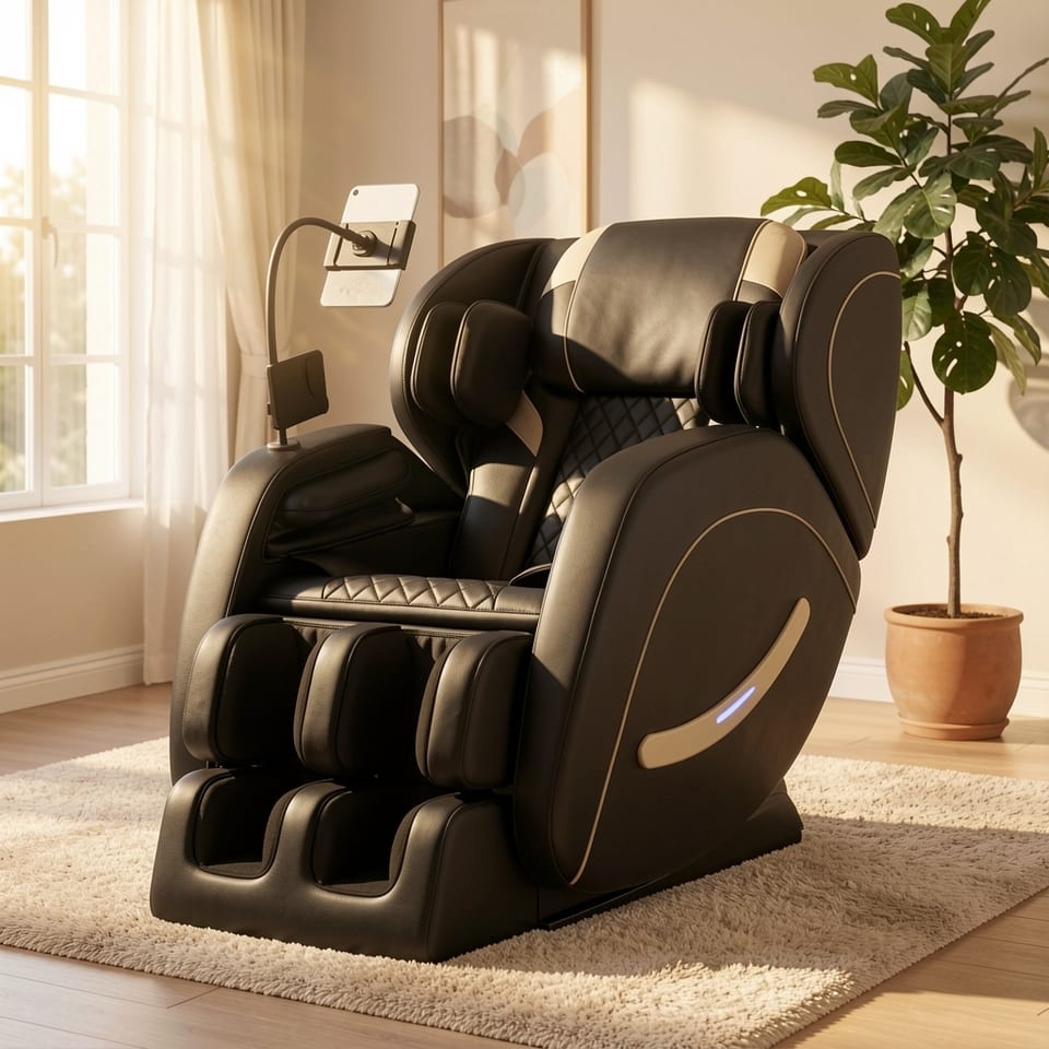 Ultimate 4D Shiatsu Massage Chair Zero Gravity Full Body Heating Recliner for