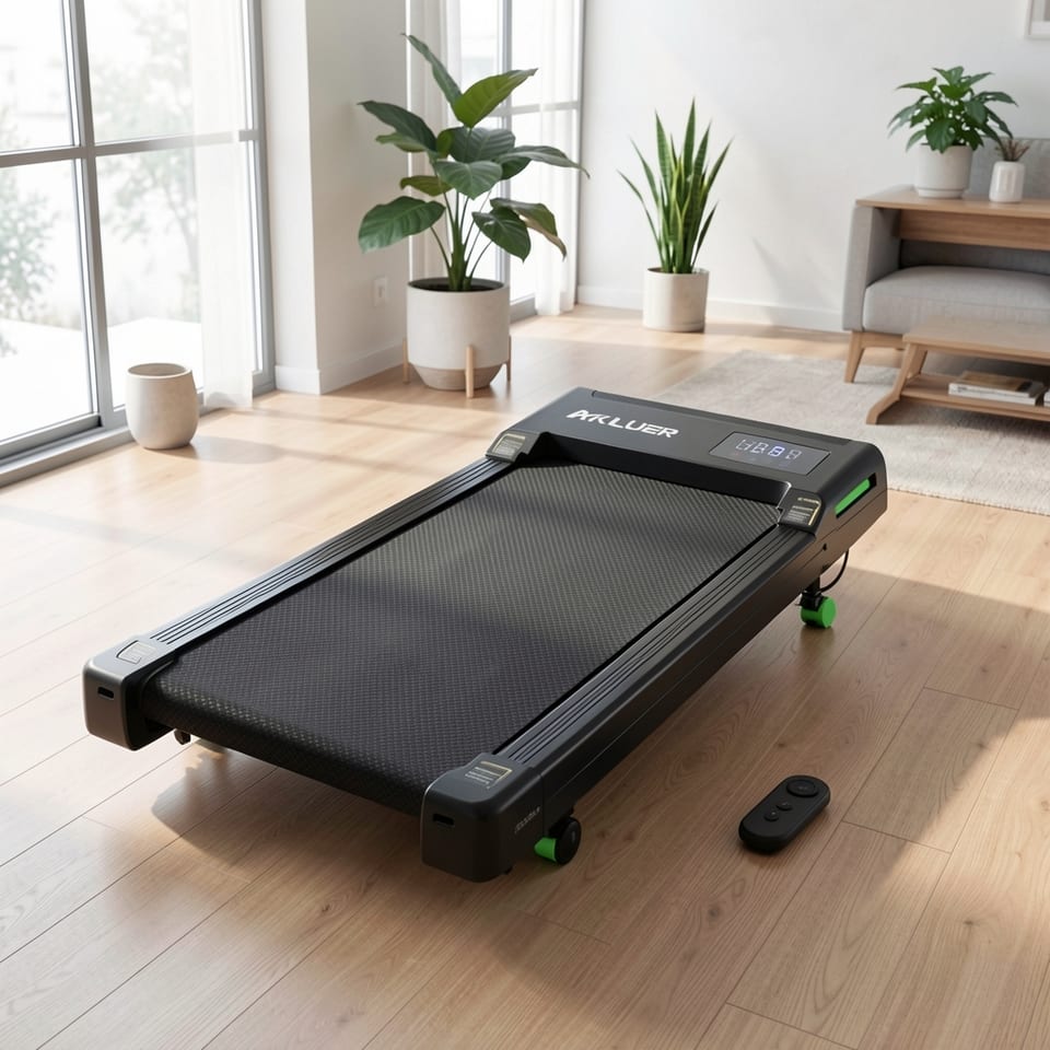 Portable Walking Pad with 6% Incline for Small Space Storage Dropping Ship