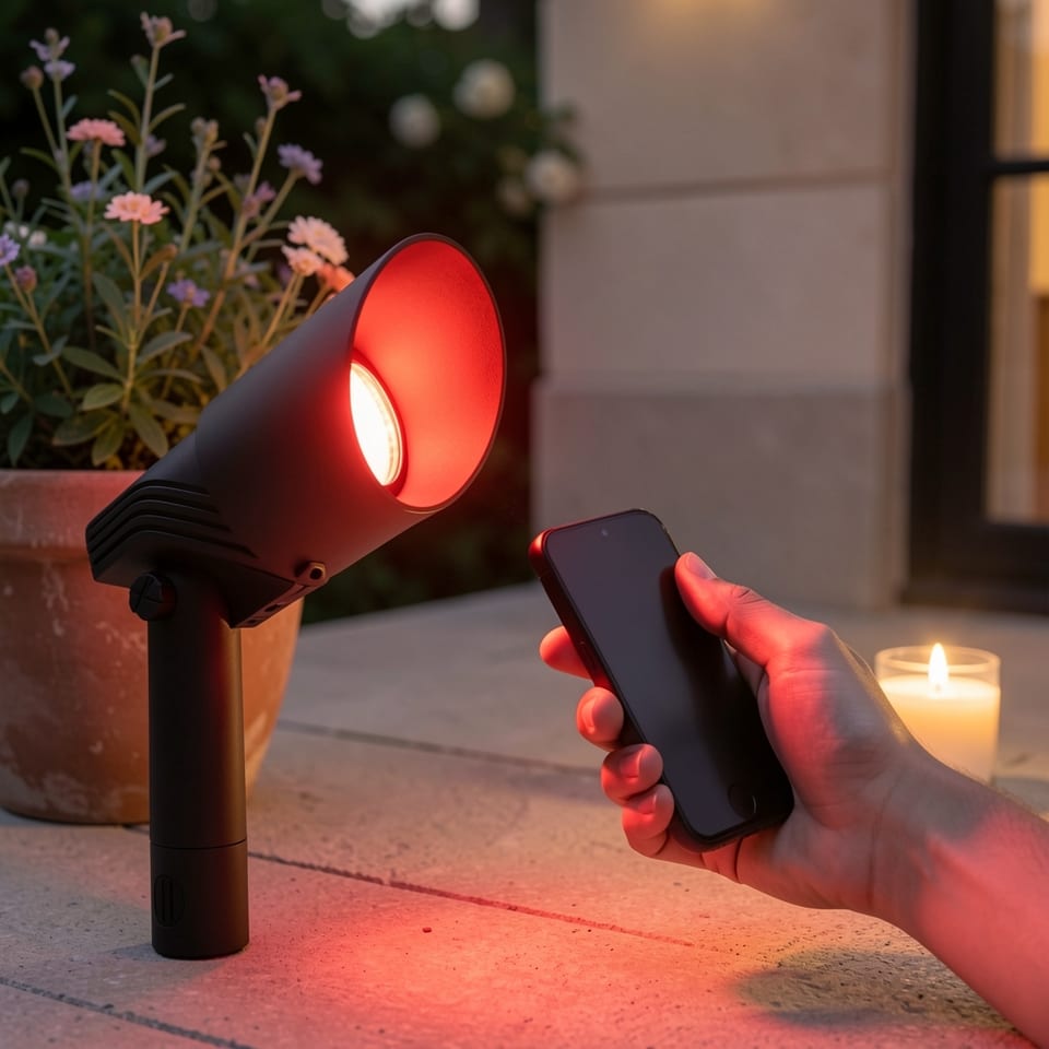 USA Warehouse Smart Tuya Wifi Led Spotlight Landscape Garden up Lights Low