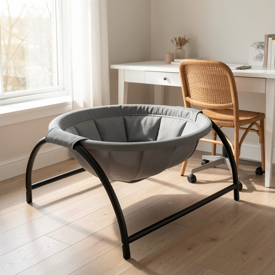 Custom Free Standing Round Breathable Pet Bed Cat Hammock Cat Nest Pet Bed Dog