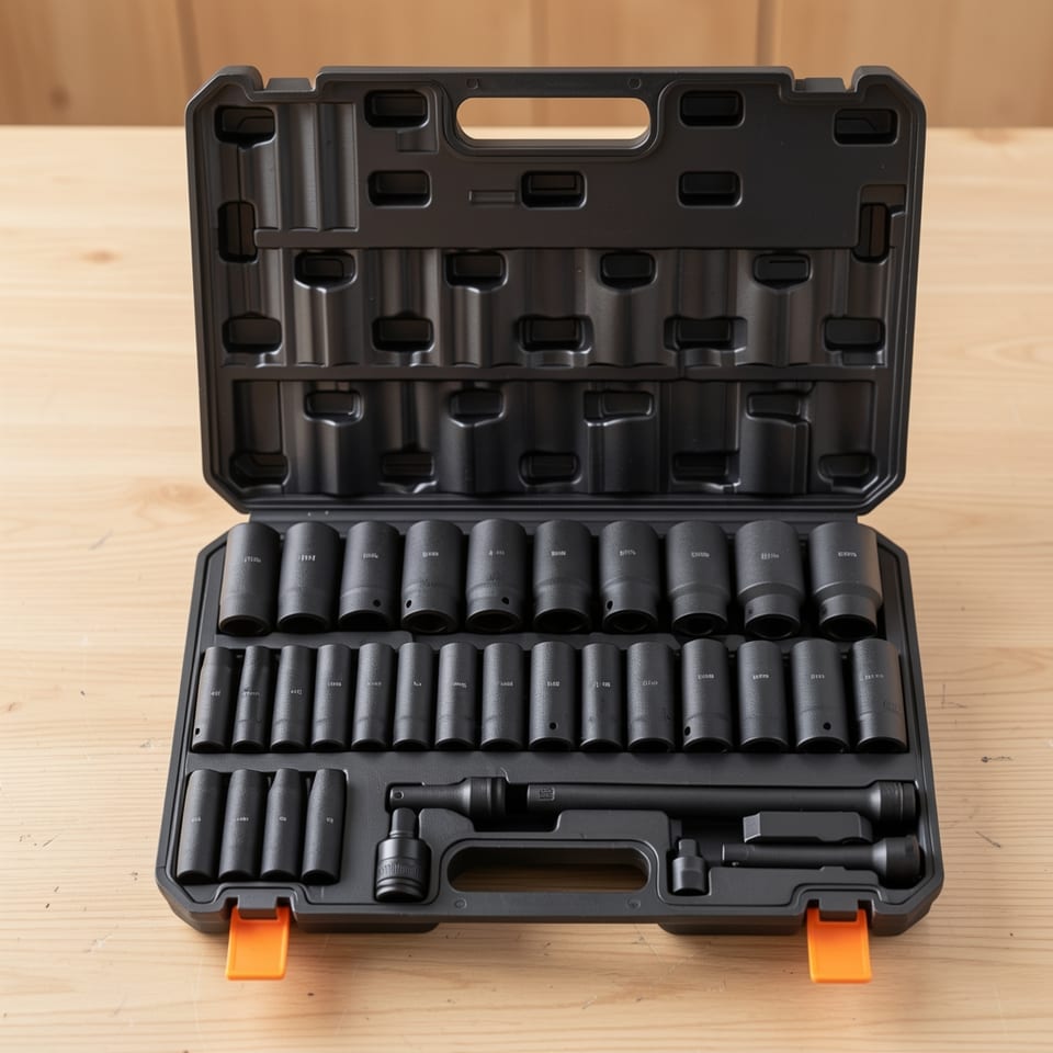 a hand in a white glove using a socket wrench on a car battery